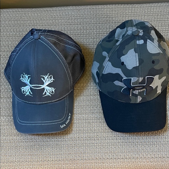 Under Armour Black and Camo Caps - Picture 1 of 4